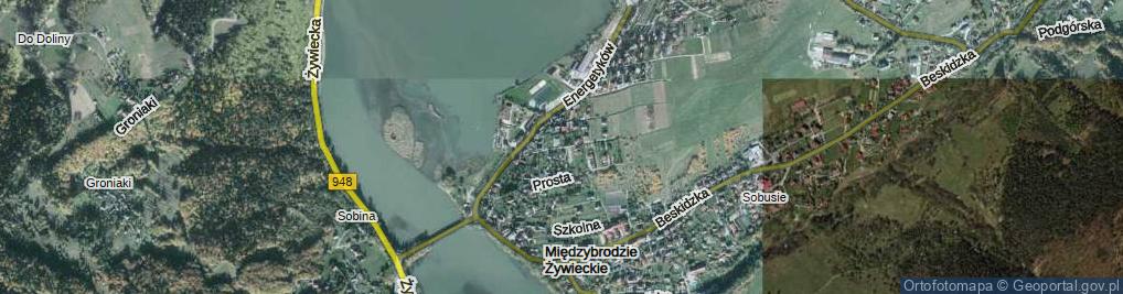 Zdjęcie satelitarne Ogrodowa ul.